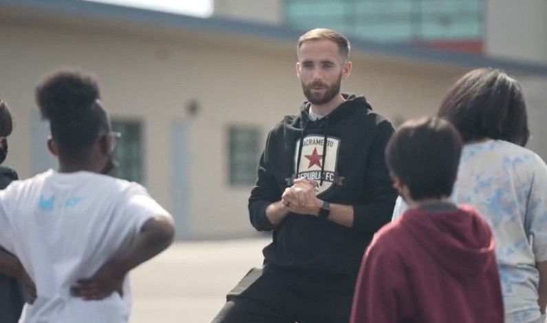 Sacramento Republic visit Robla Elementary Sacramento Republic visit Robla Elementary
