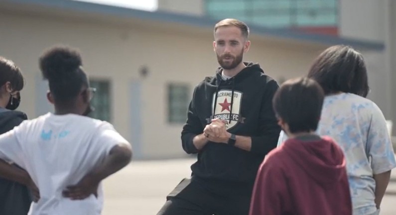 Sacramento Republic visit Robla Elementary Sacramento Republic visit Robla Elementary