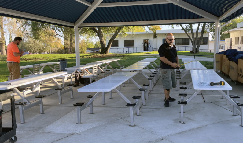 Outdoor Learning Structures being Installed at TRUSD schools Outdoor Learning Structures being Installed at TRUSD schools