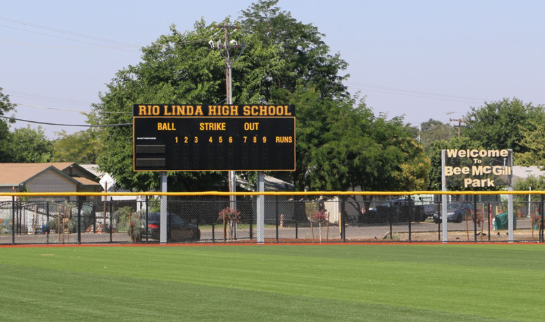 Rio Linda High School Baseball/Softball Complex Ribbon-Cutting Scheduled for August 11th Rio Linda High School Baseball/Softball Complex Ribbon-Cutting Scheduled for August 11th