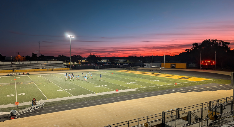 Lady Knights Roll to Playoff Football Victory Lady Knights Roll to Playoff Football Victory